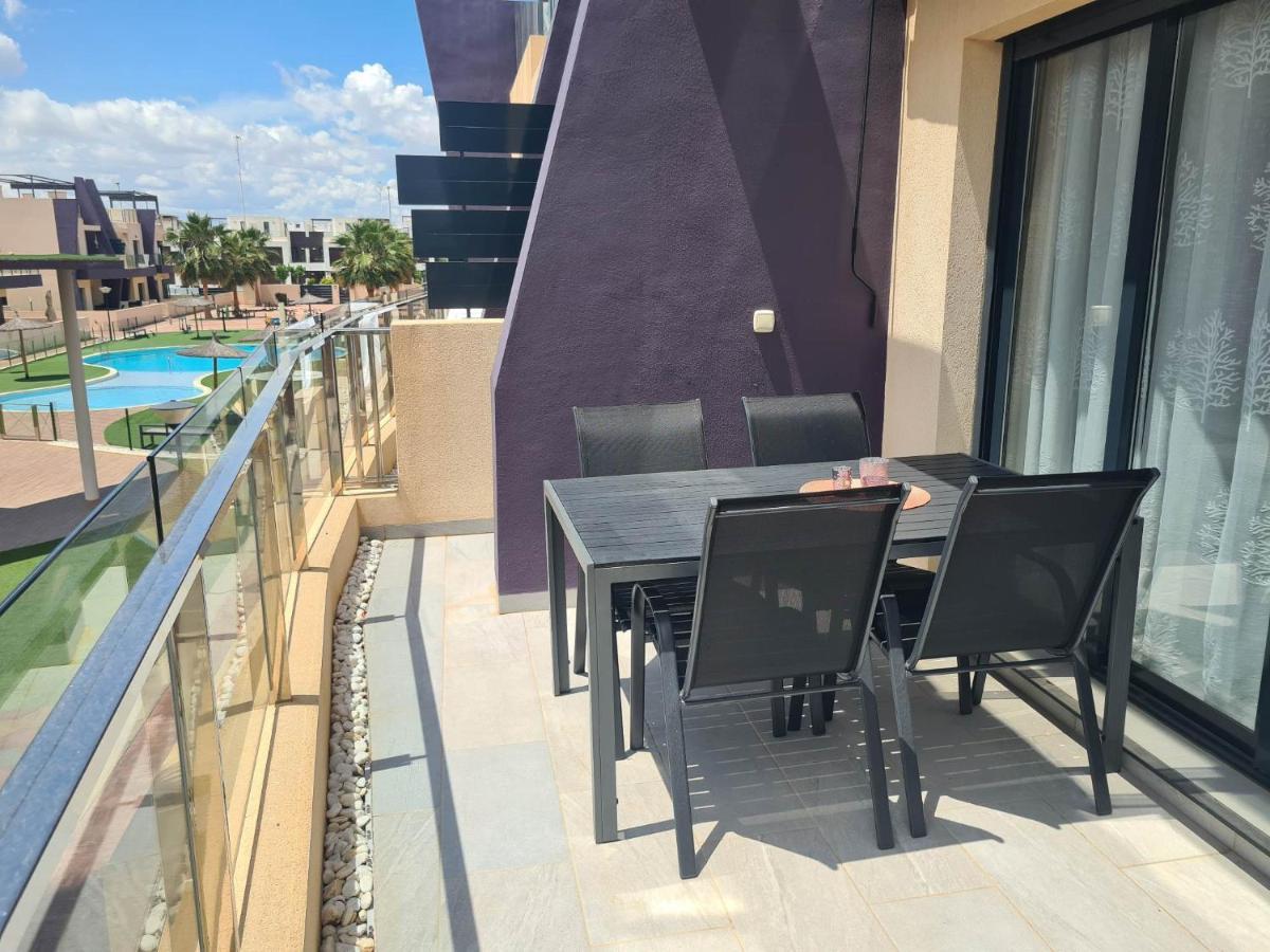Higuericas Costa 222 Haerlig Takterrass Med Havsutsikt - Pool Och 250M Till Stranden Torre de la Horadada Exterior photo